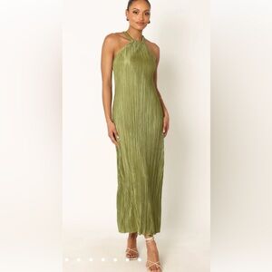 Petal and Pup Melody Plisse Halter Maxi Dress Women’s size  XL